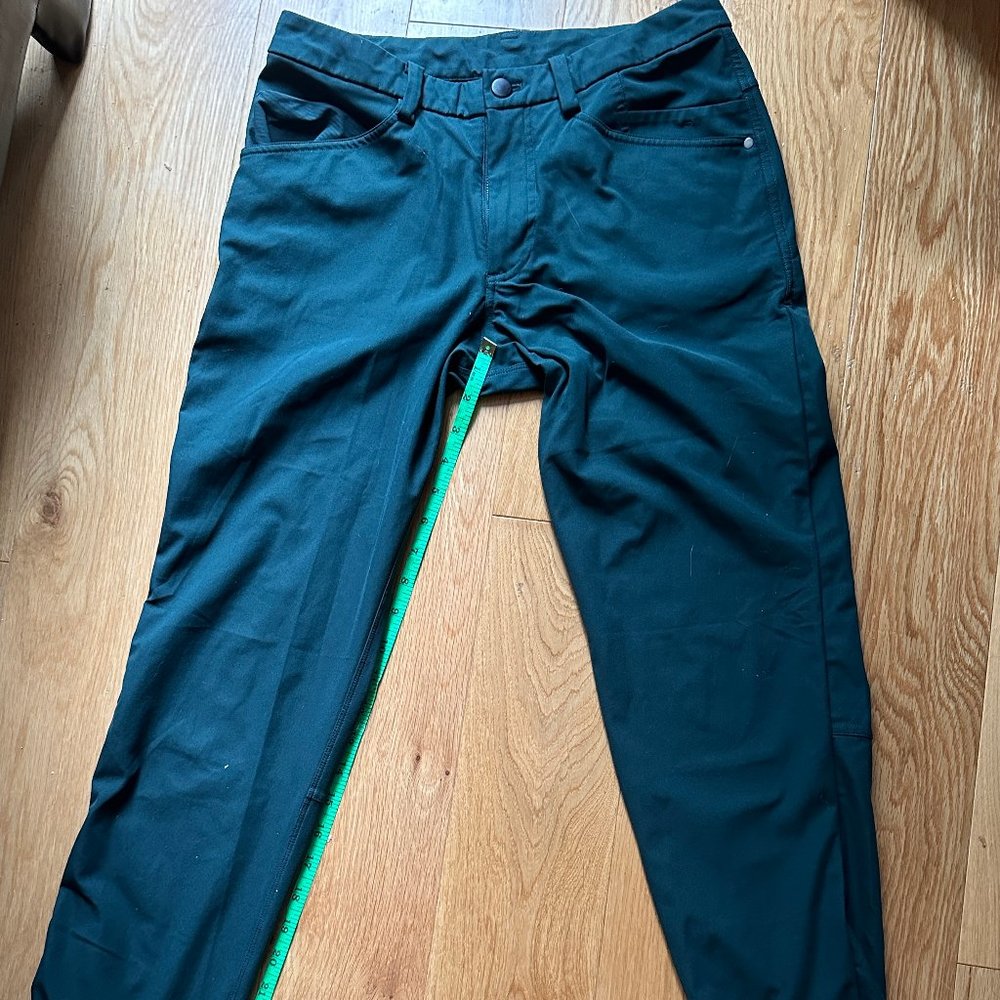 Lululemon ABC Pant Slim 30 X 30 Rainforest Green Excellent Used Condition